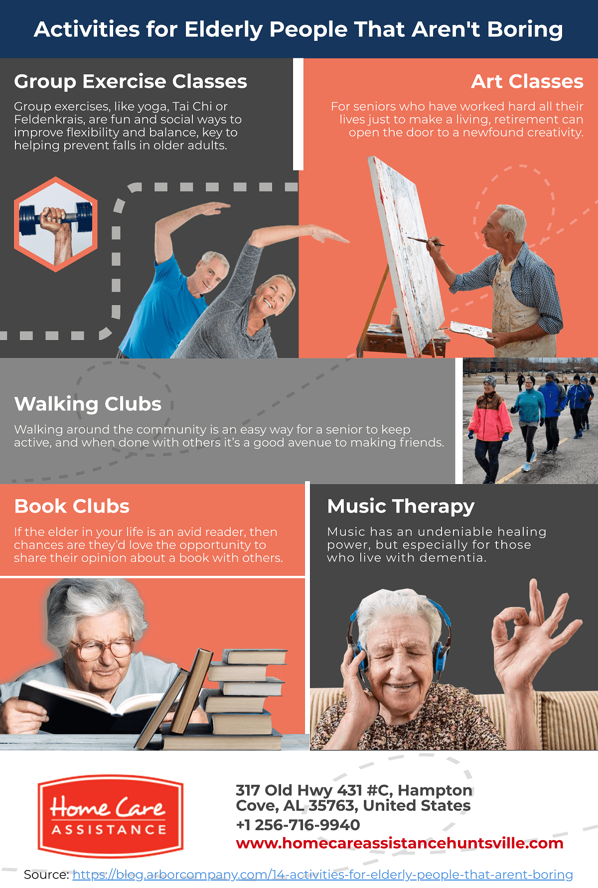 Activities for Elderly People that Aren’t Boring [Infographic]